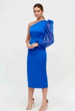 Vestido midi evasé Gasby