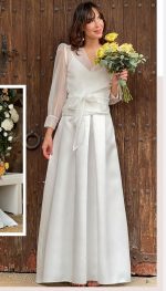 Camisa de Organza Cruzada - Imagen 2