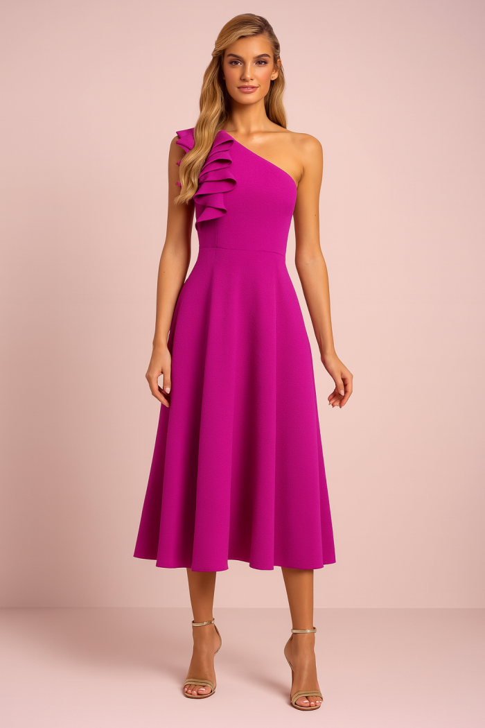 Vestido asimétrico Abril - Imagen 1