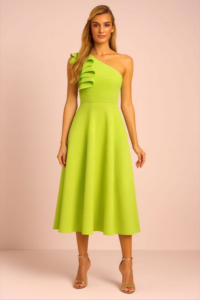 Vestido asimétrico Abril - Imagen 8