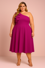 Vestido asimétrico Abril - Imagen 9