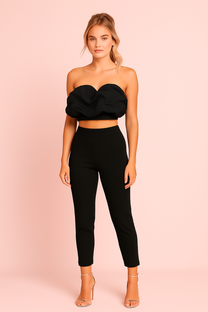 Crop top Nube palabra de honor - Imagen 1