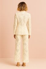 Traje de Chaqueta y Pantalón Bordado Inglés - Imagen 2