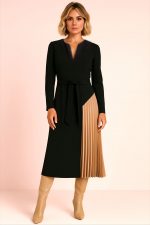 Vestido Midi Plisado Design