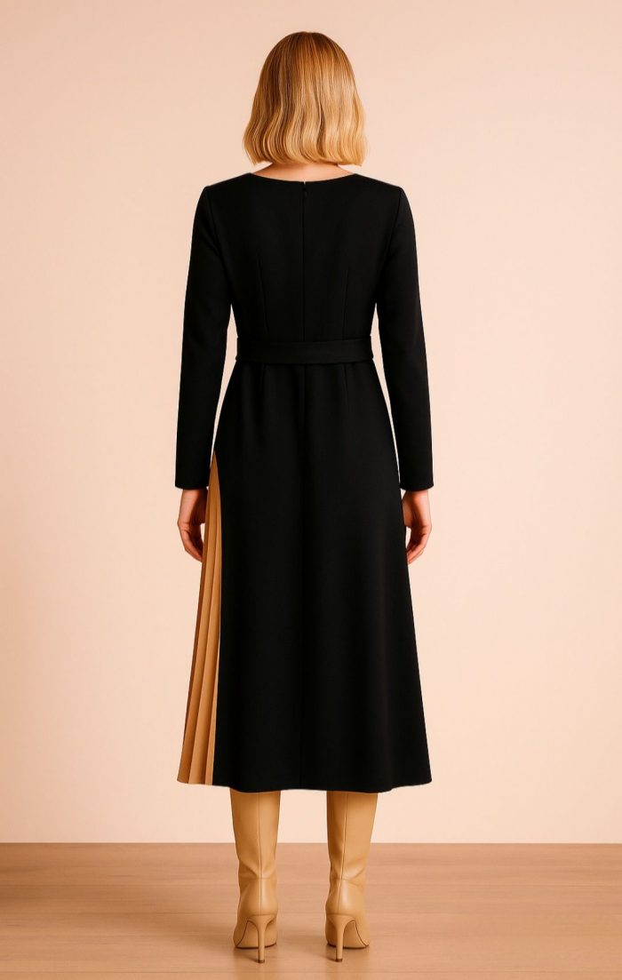 Vestido Midi Plisado Design - Imagen 2