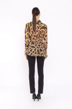Blusa de Leopardo con lazada - Imagen 3