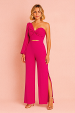 Conjunto de Top y Pantalon con Aberturas