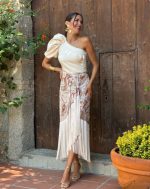 Falda Estampada de Flecos - Imagen 2