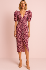 Vestido de Raso Print