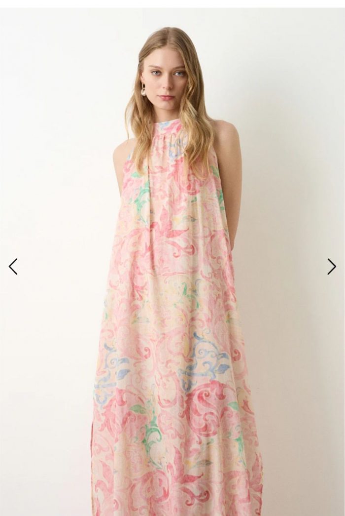 Vestido Halter Rosas - Imagen 5