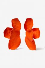 Pendientes Media Flor Orange - Imagen 2