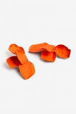 Pendientes Media Flor Orange - Imagen 3