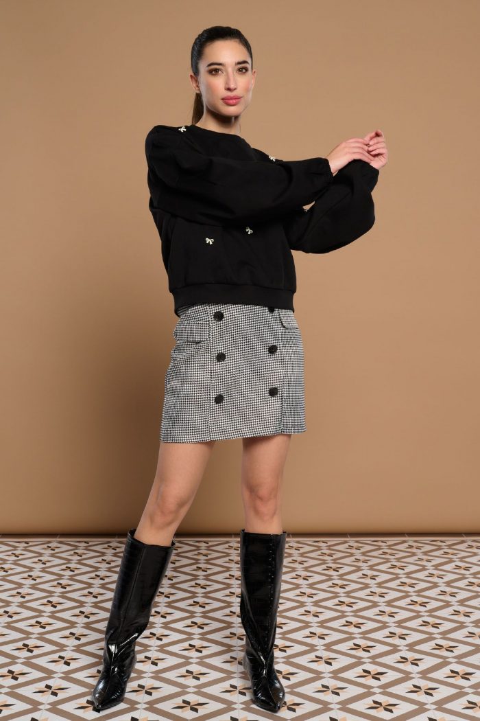 Black Rose Sweatshirt - Imagen 2