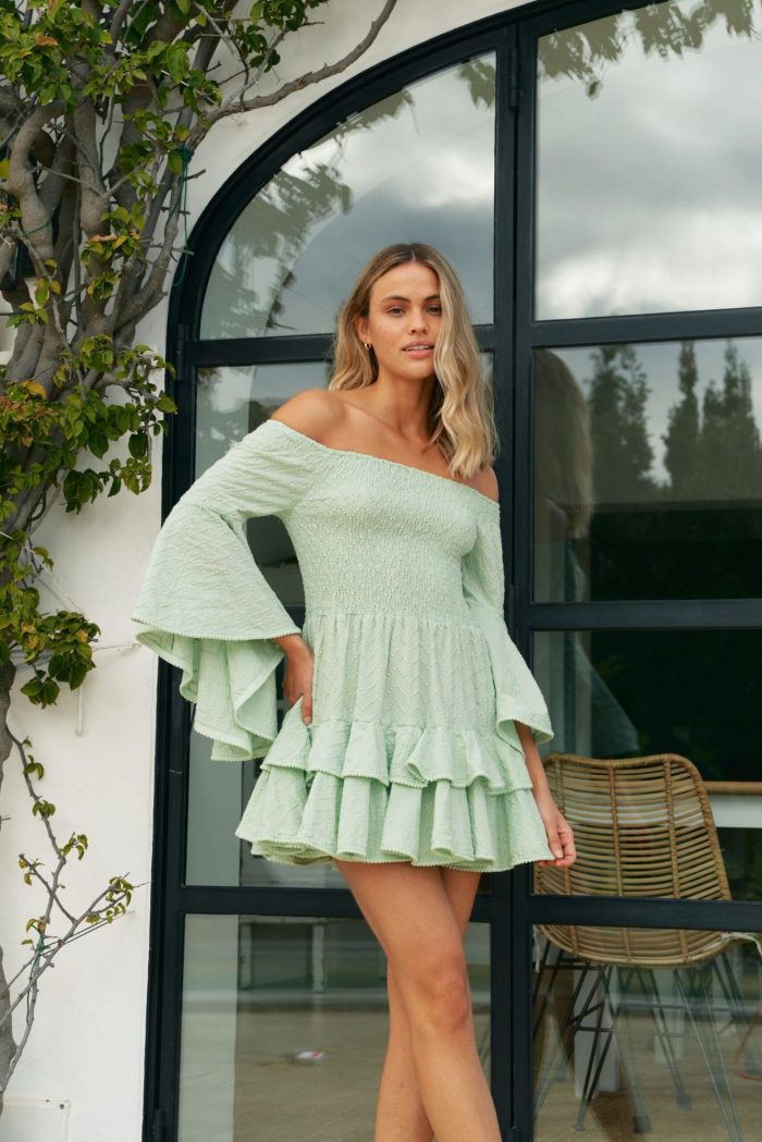 Vestido Mini Mint Riviera Primrose - Imagen 1