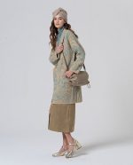Kimono manga amplia con estampado - Imagen 3