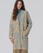 Kimono manga amplia con estampado - Imagen 2
