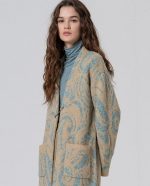Kimono manga amplia con estampado - Imagen 5