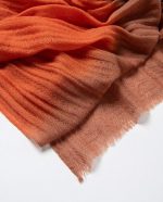 Pañuelo rectangular estampado tie dye - Imagen 2
