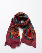Pañuelo rectangular estampado