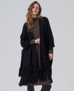 Poncho abierto de tricot con detalle de flecos - Imagen 11