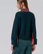 Jersey cuello alto con contrastes de color - Imagen 4