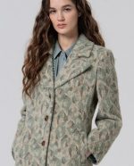 Abrigo largo con print y forro estampado - Imagen 4