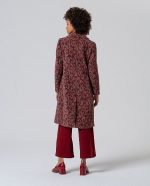Abrigo largo con print y forro estampado - Imagen 7