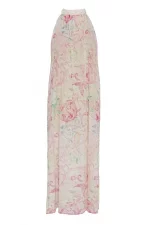 Vestido Halter Rosas - Imagen 2