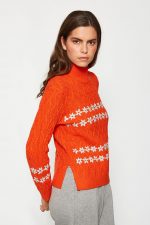 Jersey trenzado margaritas - Imagen 3