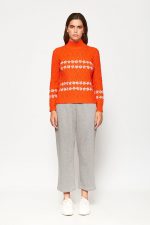 Jersey trenzado margaritas - Imagen 5