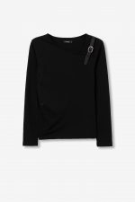 Camiseta manga larga escote asimetrico Malli - Imagen 2