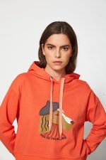 Sudadera perrito con boina y gafas - Imagen 2