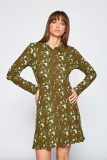 Vestido de punto kaki boots - Imagen 2