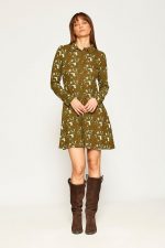 Vestido de punto kaki boots - Imagen 5