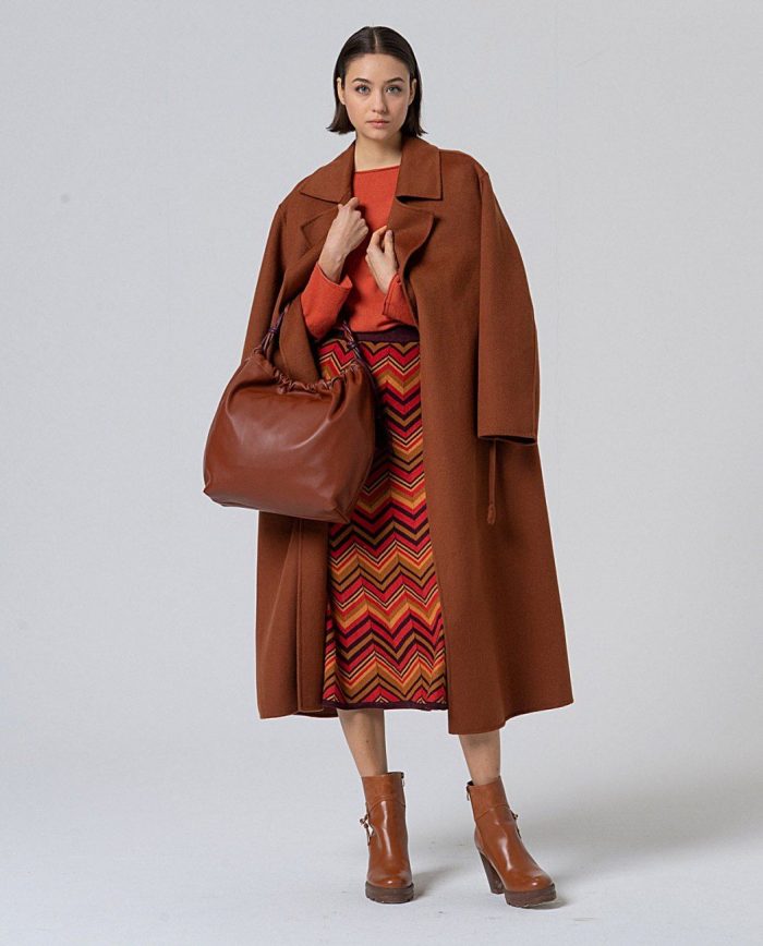 Falda midi con punto zig-zag - Imagen 2