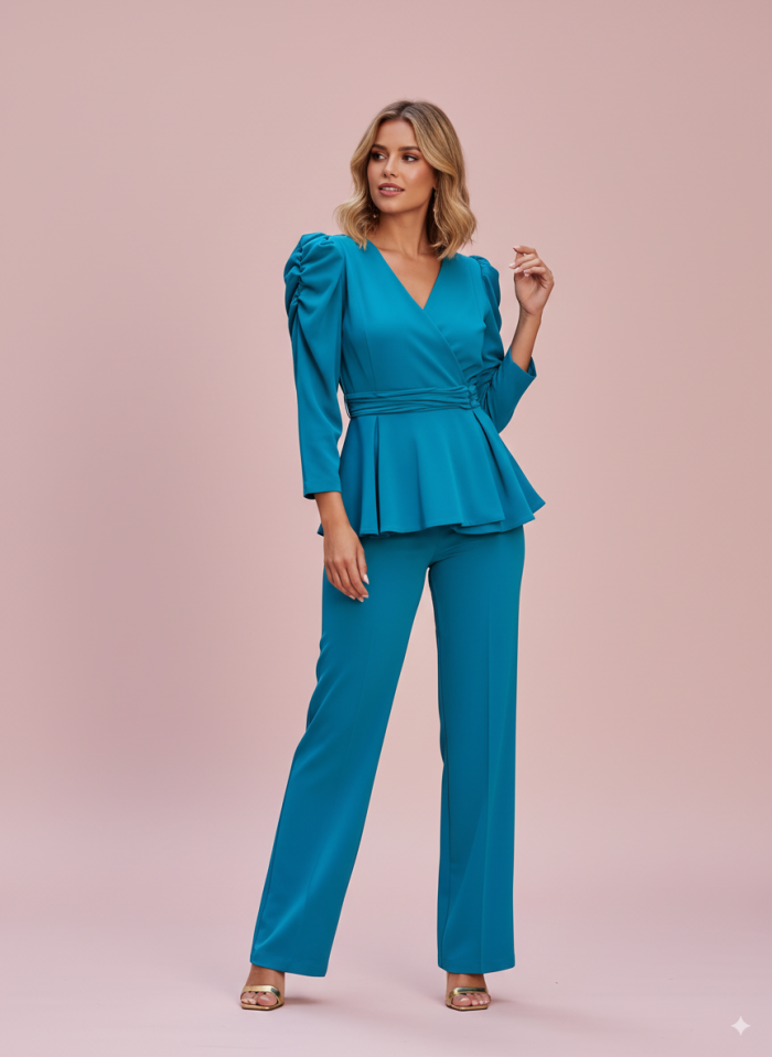Traje de Pantalón Peplum - Imagen 1