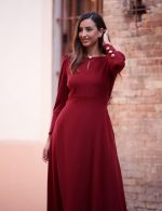 Vestido Midi Escote Lágrima - Imagen 3