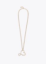 Collar cadena fina con corazón infinito