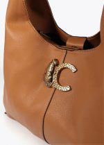 Bolso Shopper efecto piel asa trenzada - Imagen 6