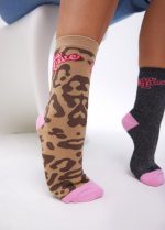 Pack calcetines print animal y lurex - Imagen 8