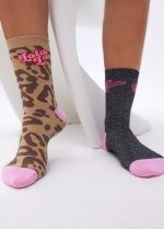 Pack calcetines print animal y lurex - Imagen 9