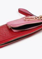 Cartera con monedero bicolor con logo ovalado - Imagen 4