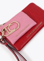 Cartera con monedero bicolor con logo ovalado - Imagen 5