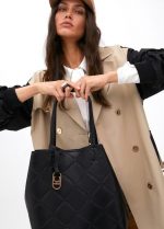 Shopper monograma rombos con logo - Imagen 10