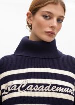 Jersey cuello alto logo bordado - Imagen 3