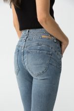 Pantalón Vaquero Skinny Doble Up Cinto Tachas - Imagen 3