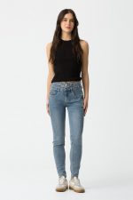 Pantalón Vaquero Skinny Doble Up Cinto Tachas - Imagen 5