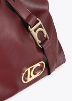 Bolso shopper efecto piel con logo LC ovalado - Imagen 3