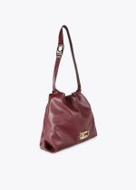 Bolso shopper efecto piel con logo LC ovalado - Imagen 6