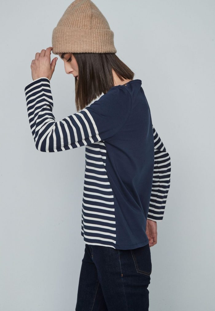 Camiseta raya texto - Imagen 2